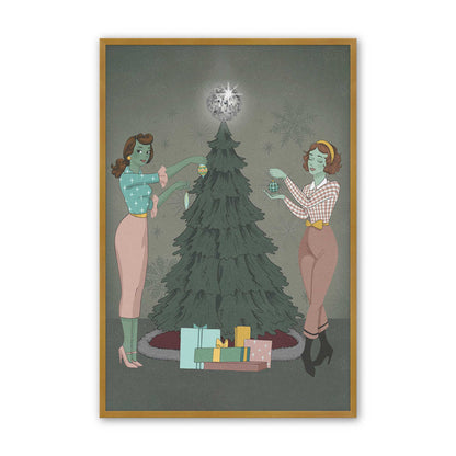 [Color:Polished Gold], Picture of art in a Polished Gold frame