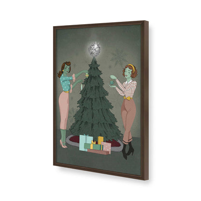 [Color:Belvinder Brown], Picture of art in a Belvinder Brown frame of the corner