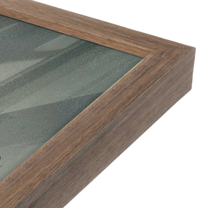 [Color:Walnut], Picture of art in a Walnut frame at an angle