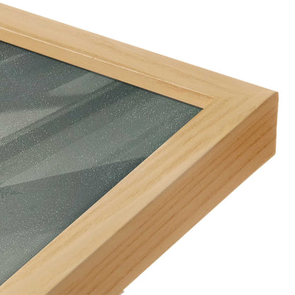 [Color:American Maple], Picture of art in a American Maple frame at an angle