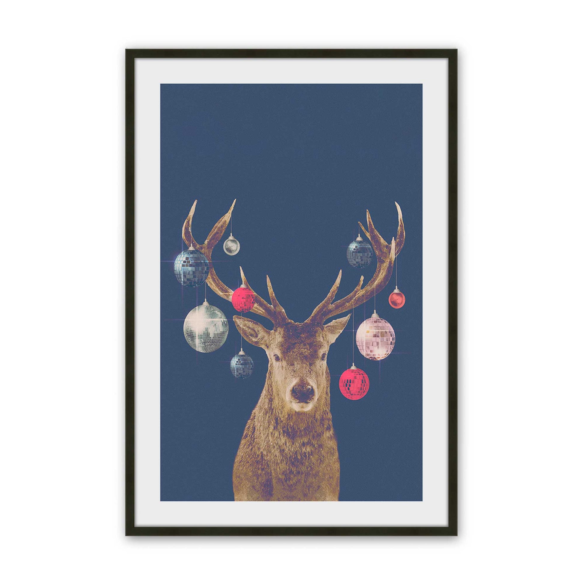 [Color:Satin Black], Picture of art in a Satin Black frame