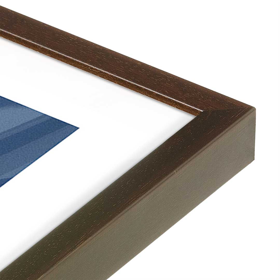 [Color:Belvinder Brown], Picture of art in a Belvinder Brown frame at an angle