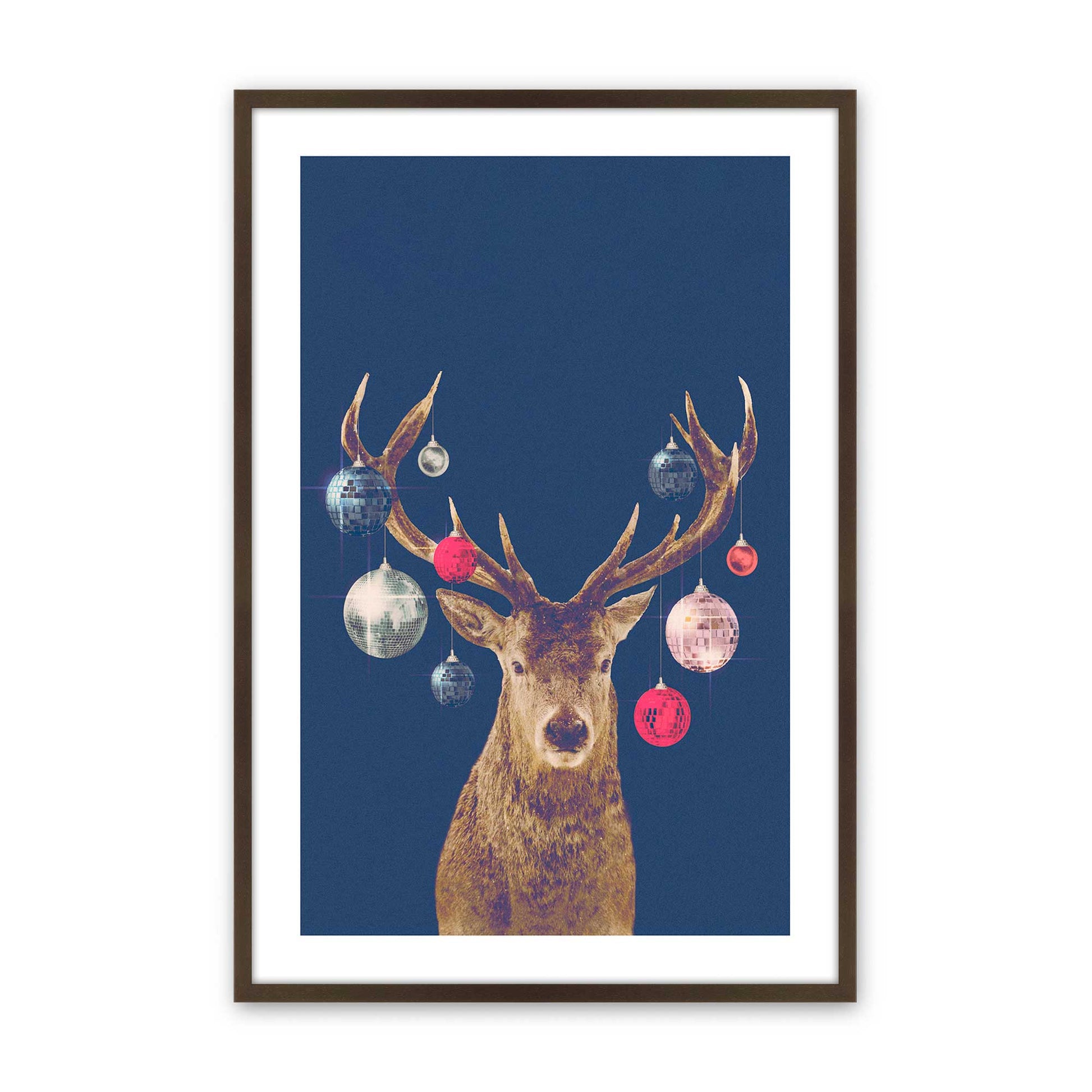 [Color:Brown], Picture of art in a Brown frame