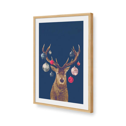 [Color:American Maple], Picture of art in a American Maple frame of the corner