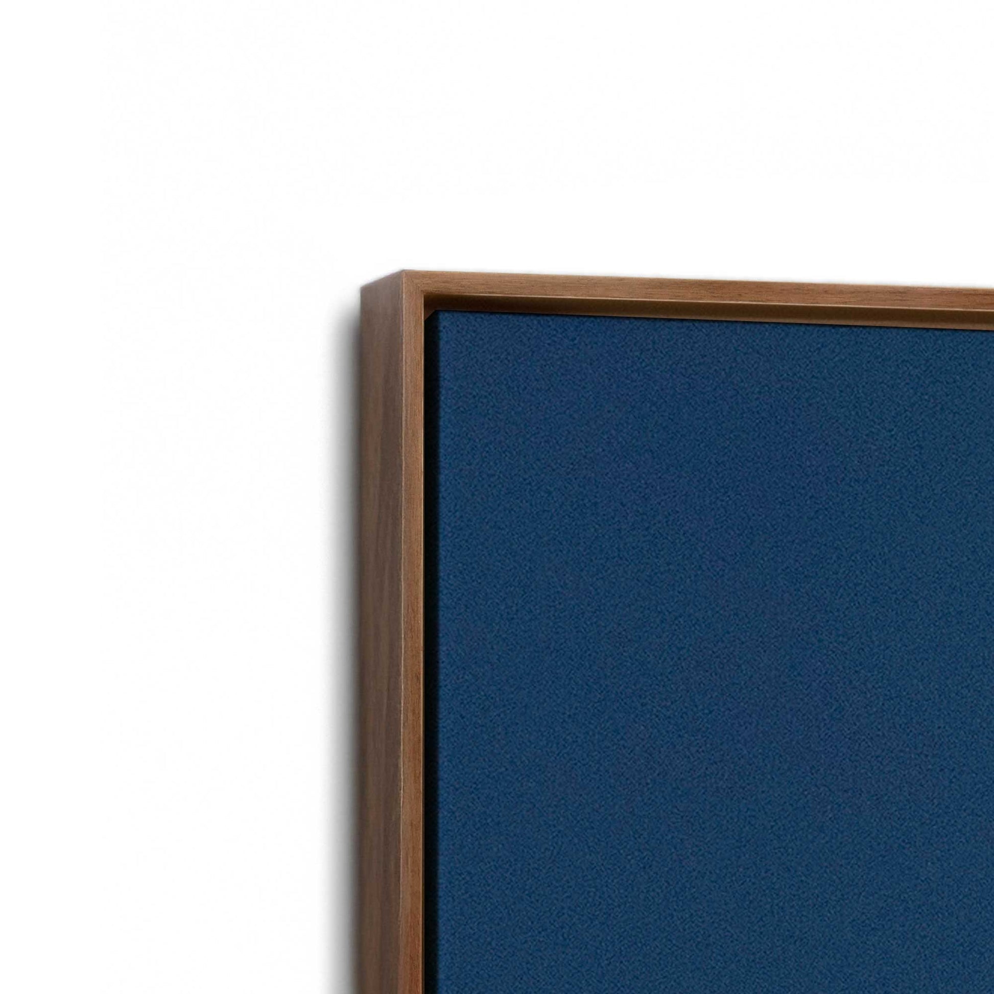 [Color:Walnut], Picture of art in a Walnut frame at an angle