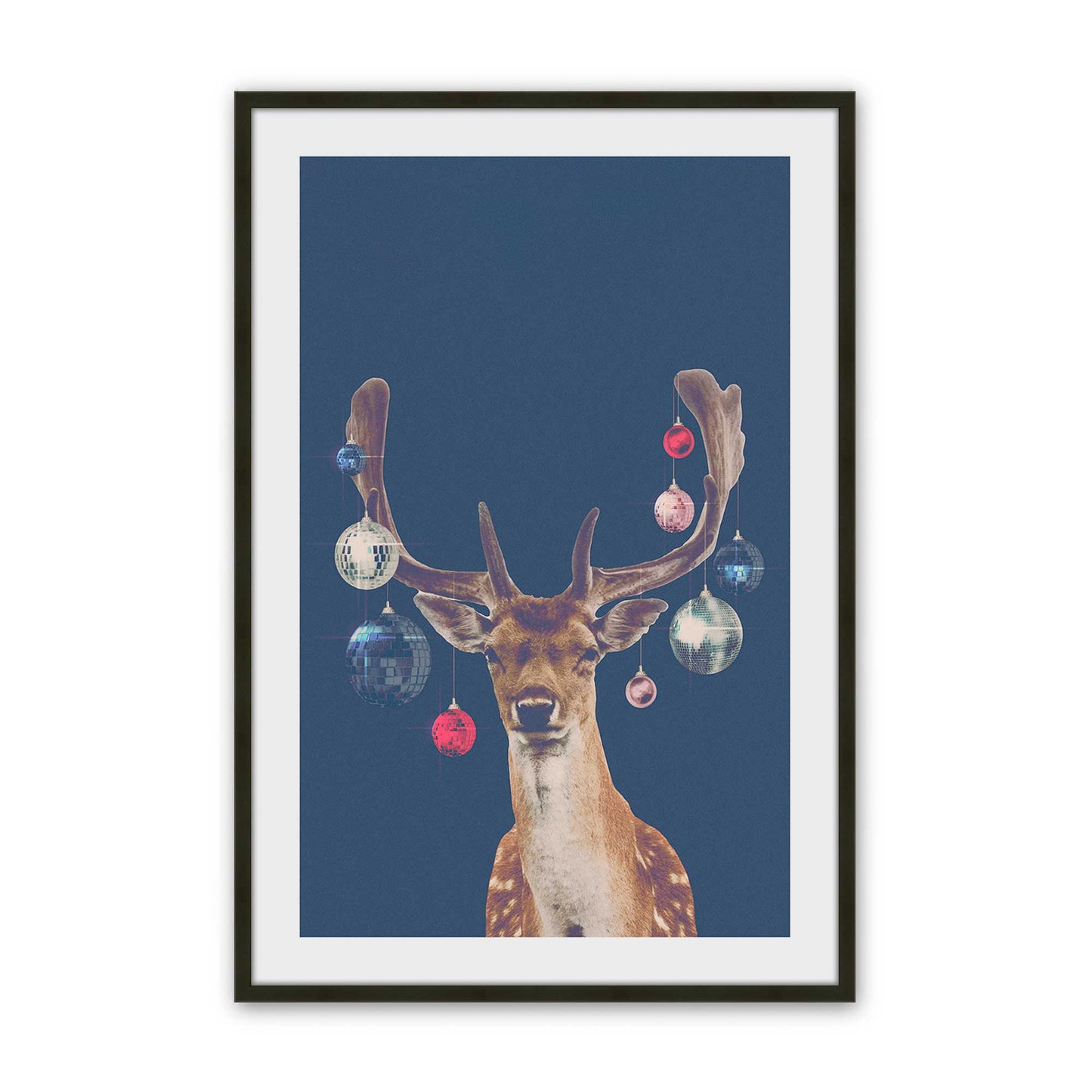 [Color:Satin Black], Picture of art in a Satin Black frame