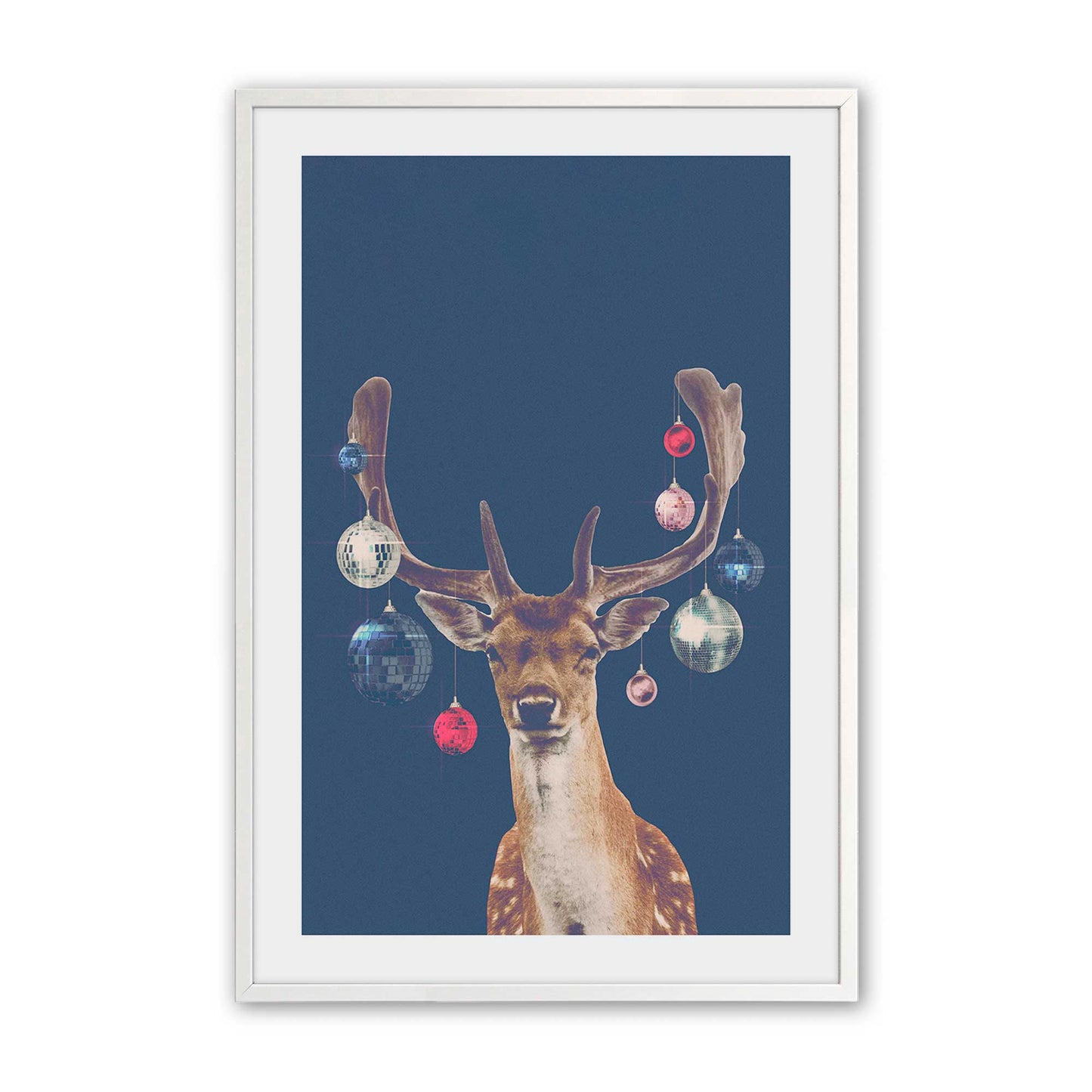 [Color:Opaque White], Picture of art in a Opaque White frame