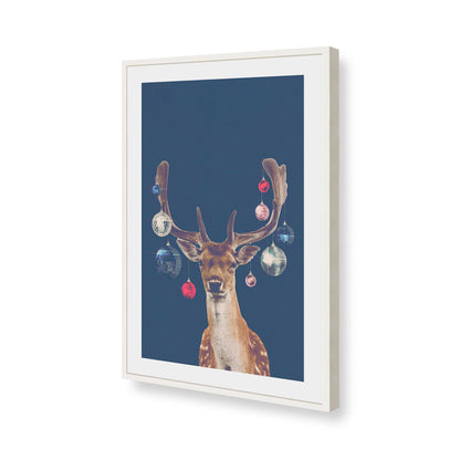 [Color:Opaque White], Picture of art in a Opaque White frame of the corner