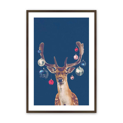 [Color:Brown], Picture of art in a Brown frame