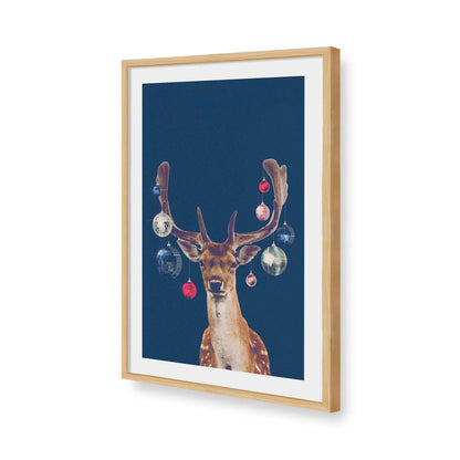 [Color:American Maple], Picture of art in a American Maple frame of the corner