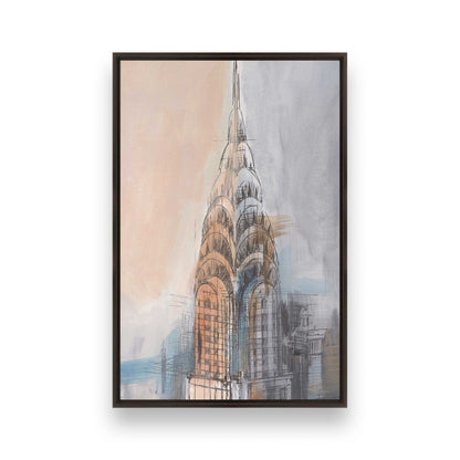 [Color:Espresso], Picture of art in a Espresso frame