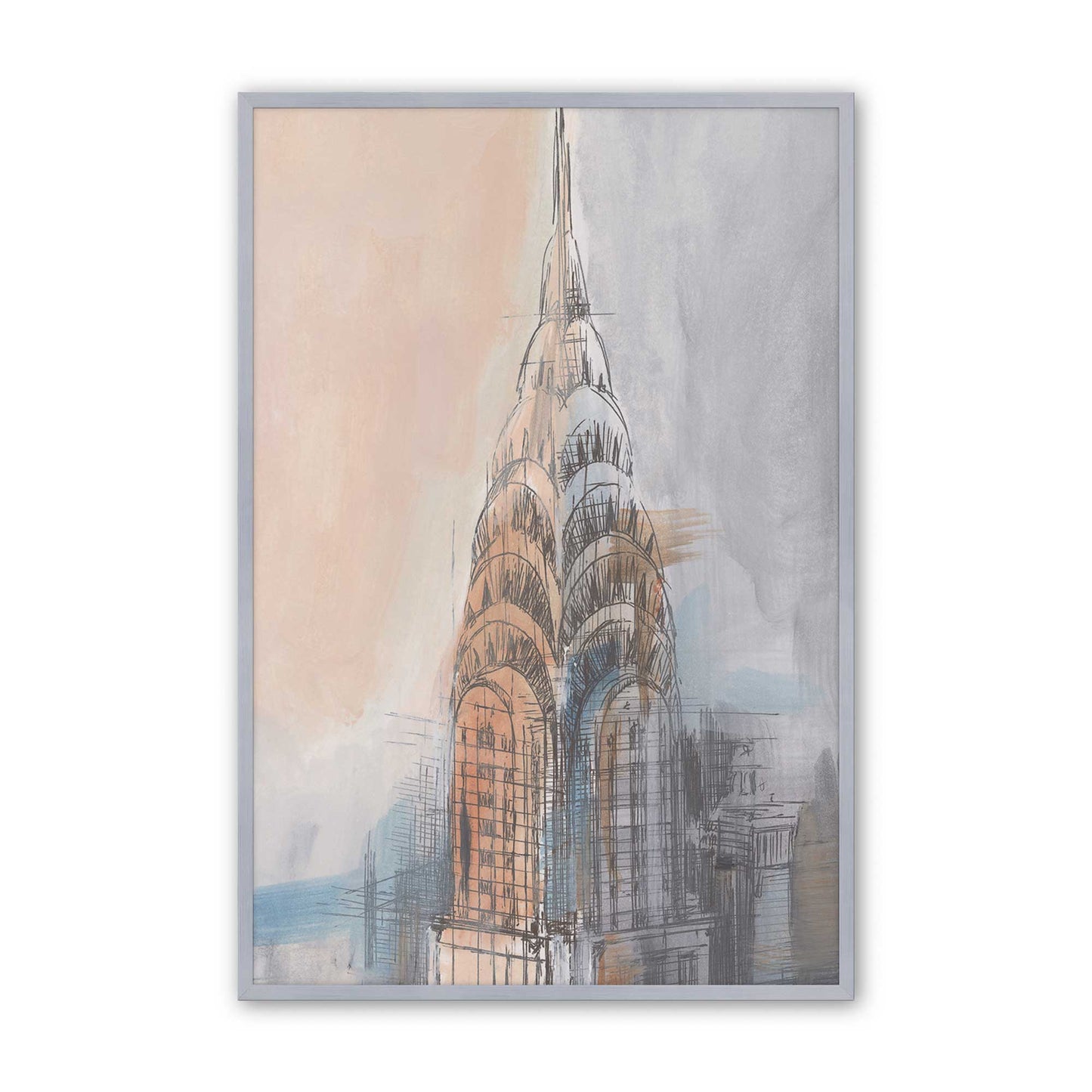 [Color:Polished Chrome], Picture of art in a Polished Chrome frame