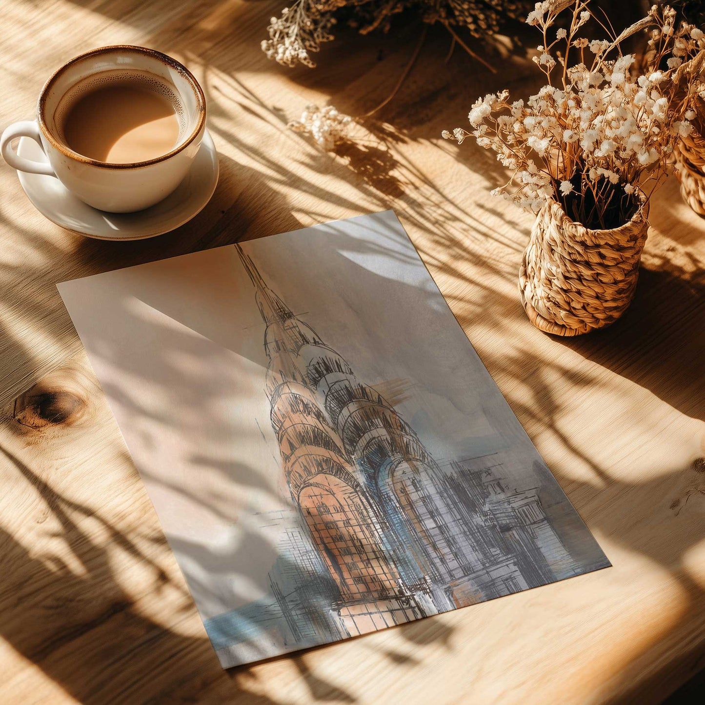 [Color:Rolled Print], Picture of close up of art