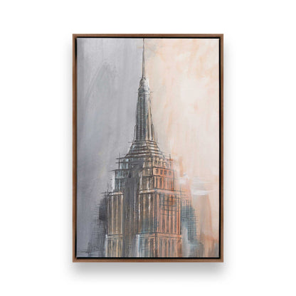 [Color:Walnut], Picture of art in a Walnut frame