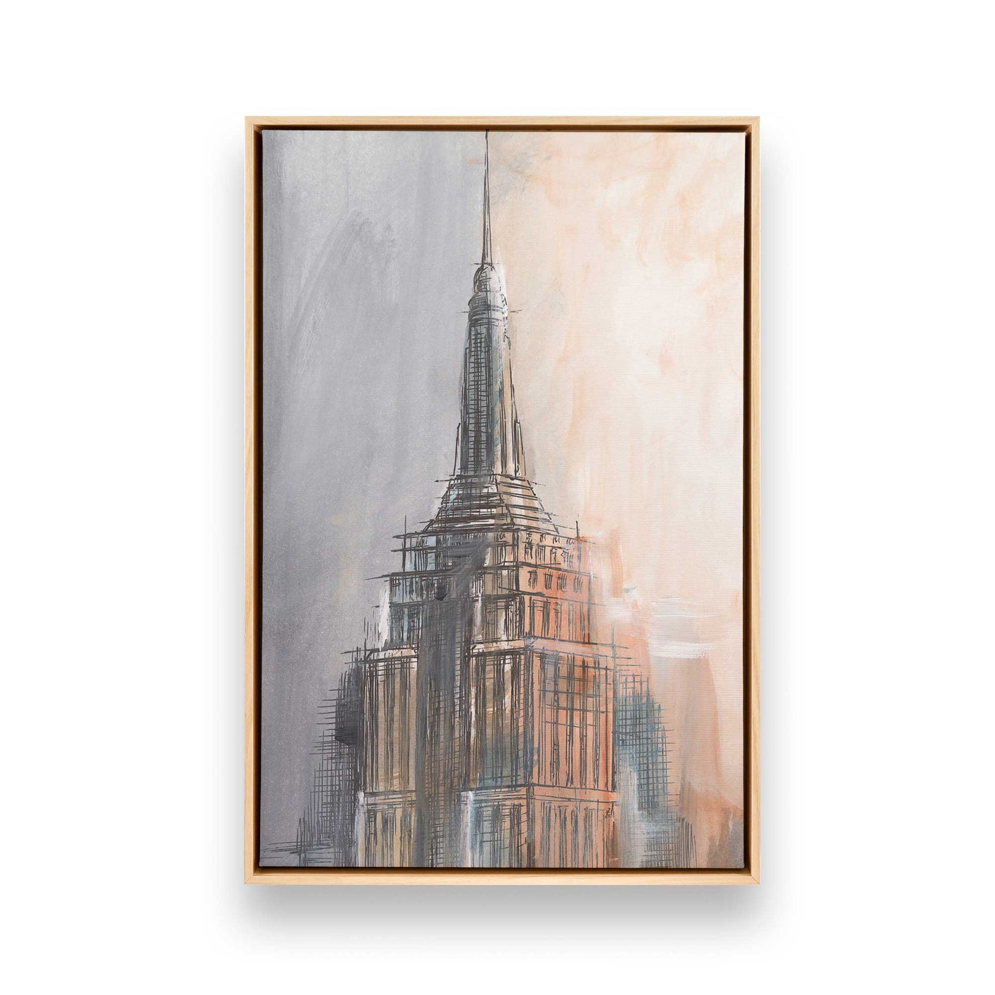 [Color:American Maple], Picture of art in a American Maple frame