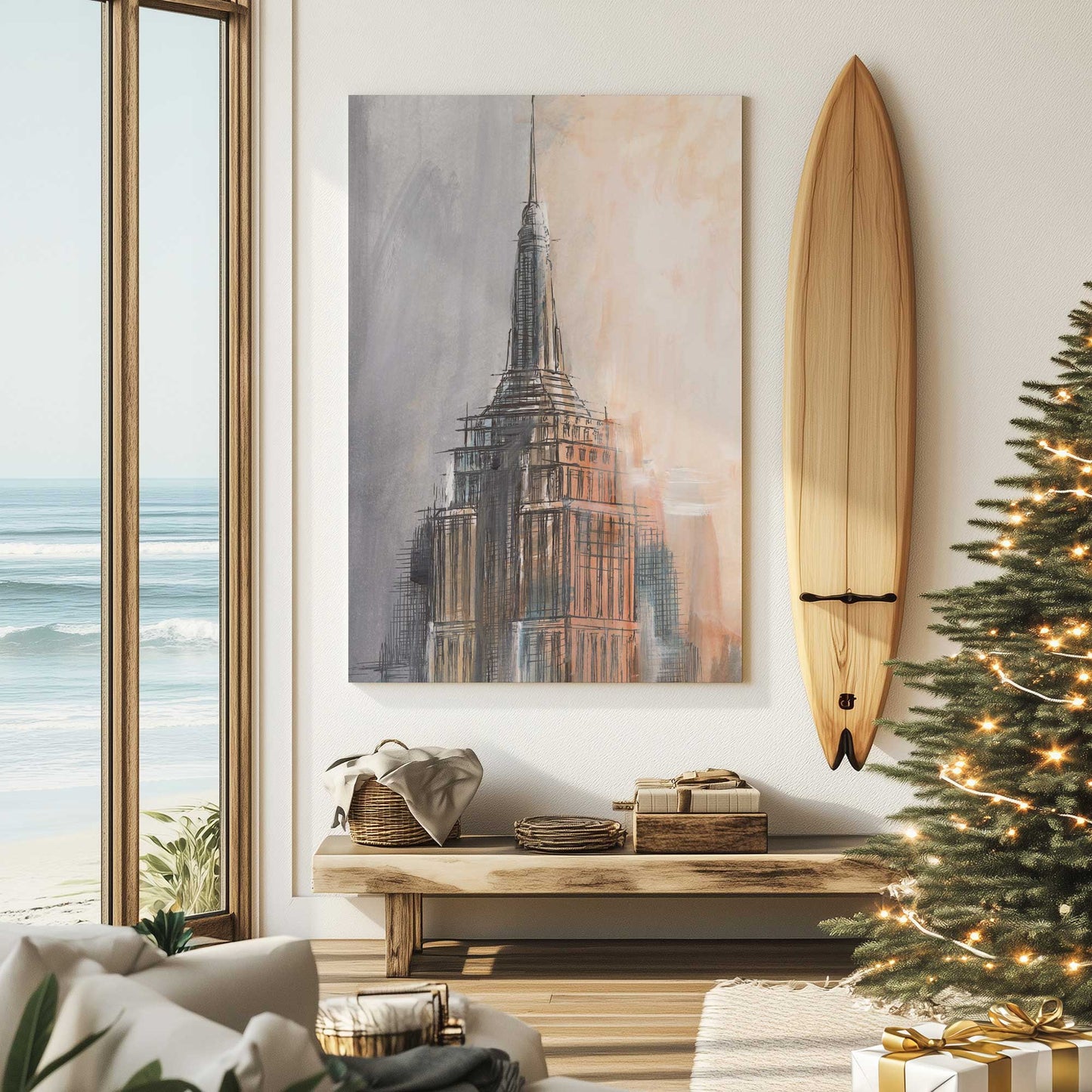 Picture of art in a room