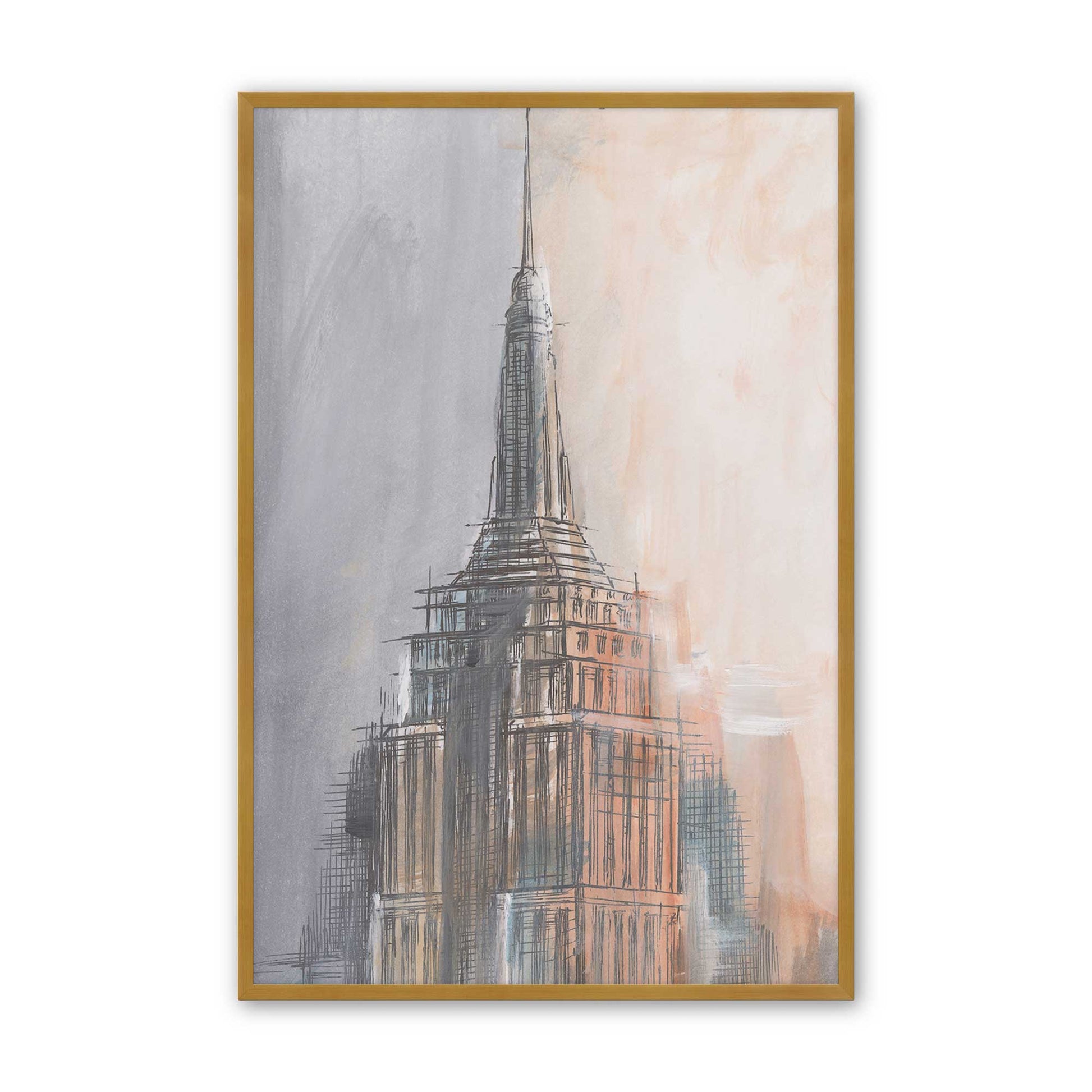 [Color:Polished Gold], Picture of art in a Polished Gold frame