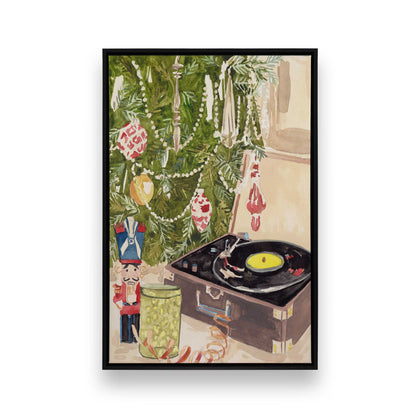 [Color:Satin Black], Picture of art in a Satin Black frame