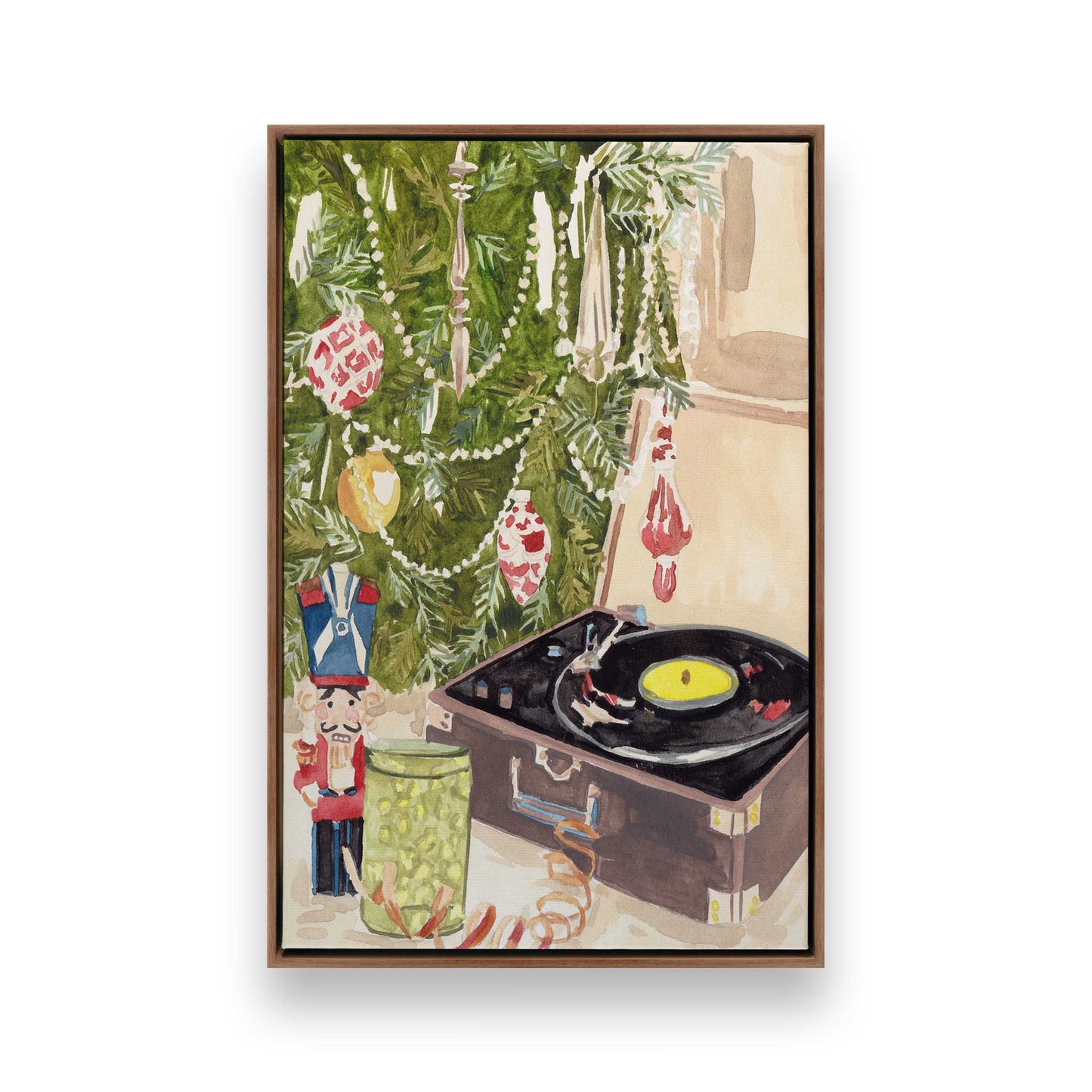 [Color:Walnut], Picture of art in a Walnut frame