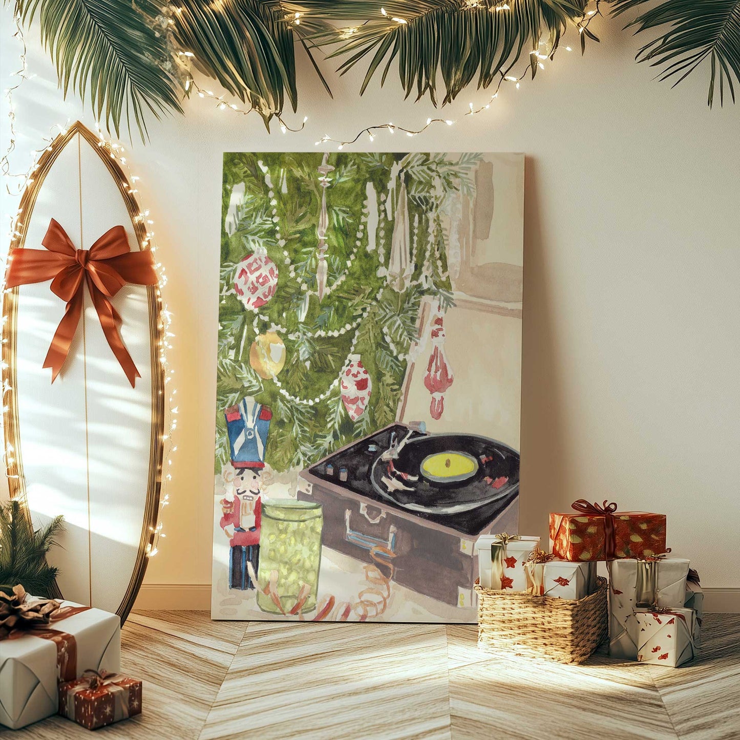 Picture of art in a room