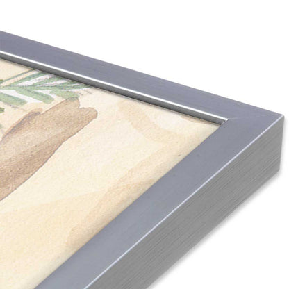 [Color:Polished Chrome], Picture of art in a Polished Chrome frame at an angle