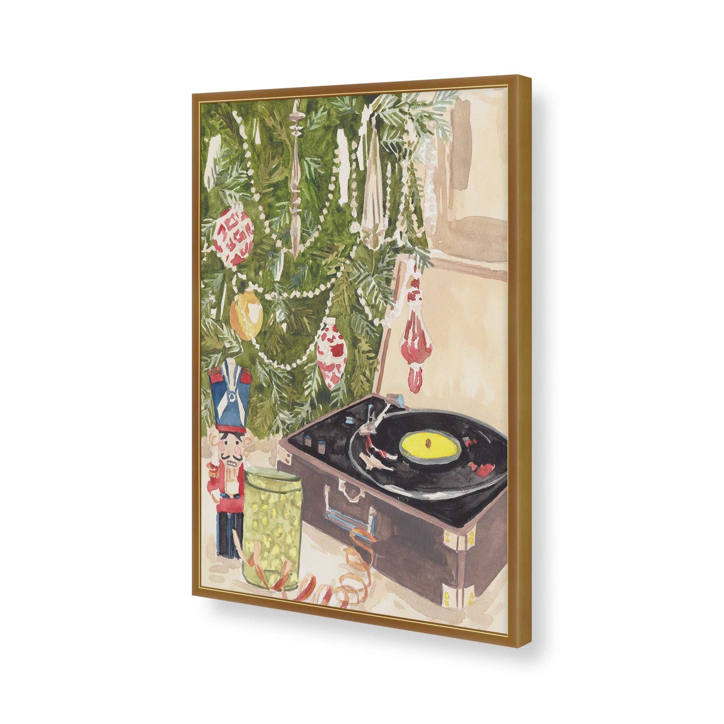 [Color:Polished Gold], Picture of art in a Polished Gold frame of the corner