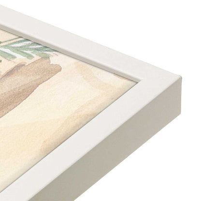 [Color:Opaque White], Picture of art in a Opaque White frame at an angle