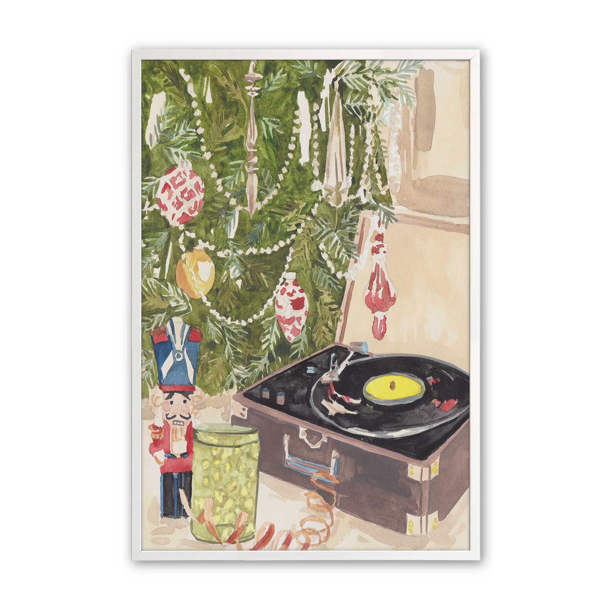 [Color:Opaque White], Picture of art in a Opaque White frame