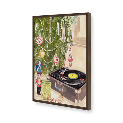 [Color:Belvinder Brown], Picture of art in a Belvinder Brown frame of the corner