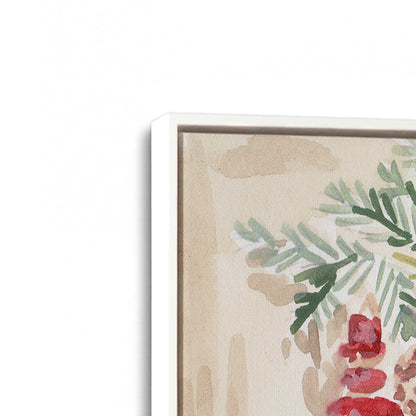 [Color:Opaque White], Picture of art in a White frame at an angle