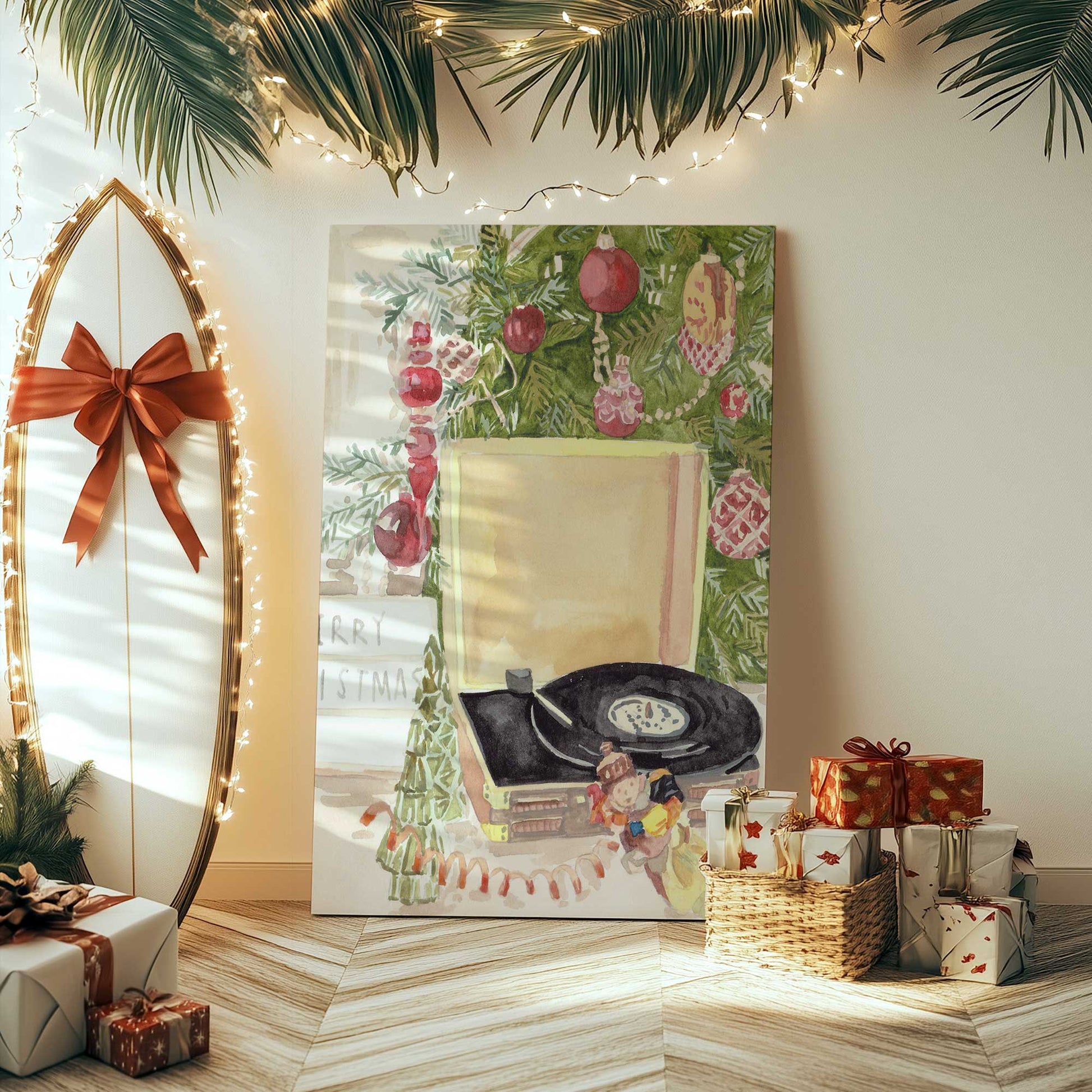 Picture of art in a room