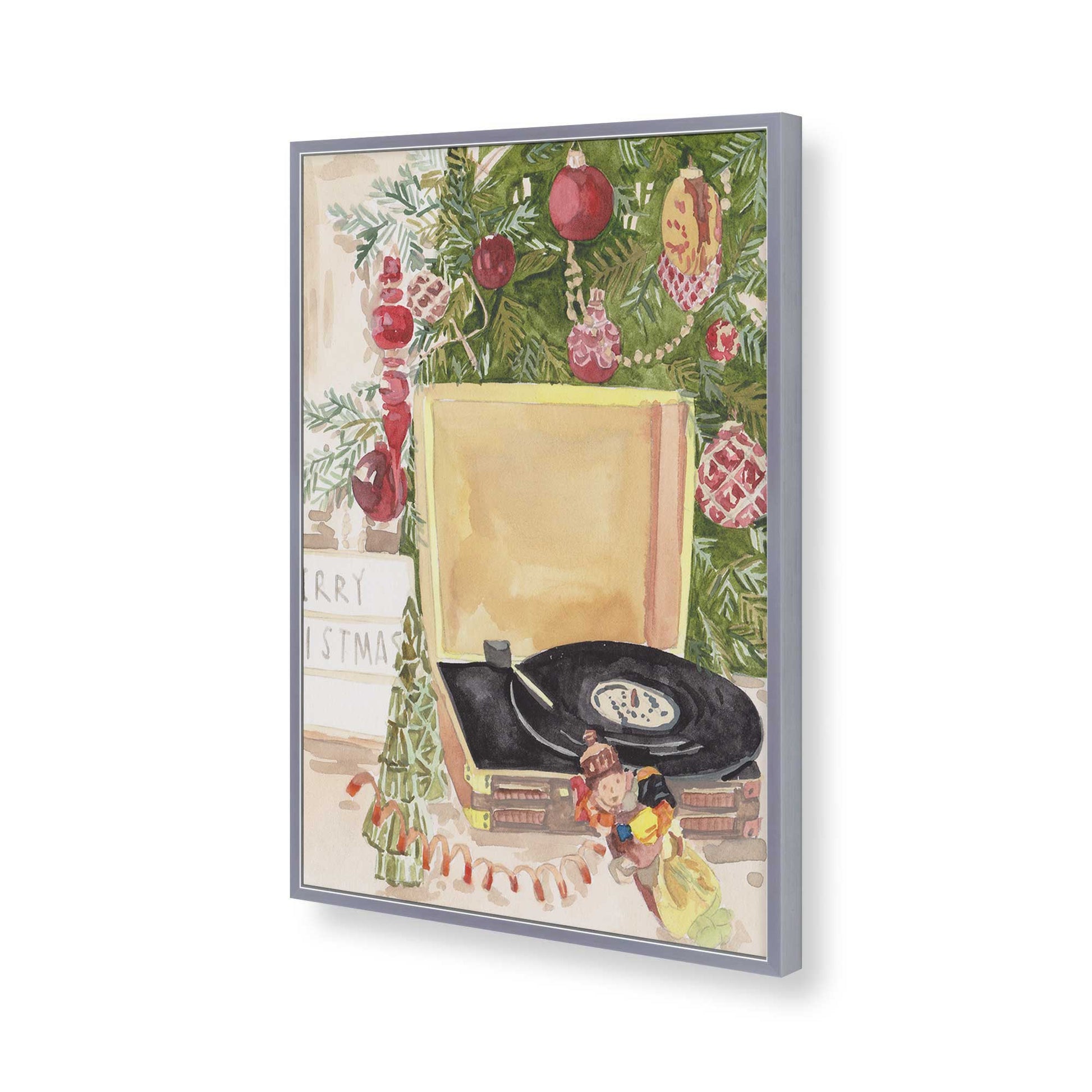 [Color:Polished Chrome], Picture of art in a Polished Chrome frame of the corner