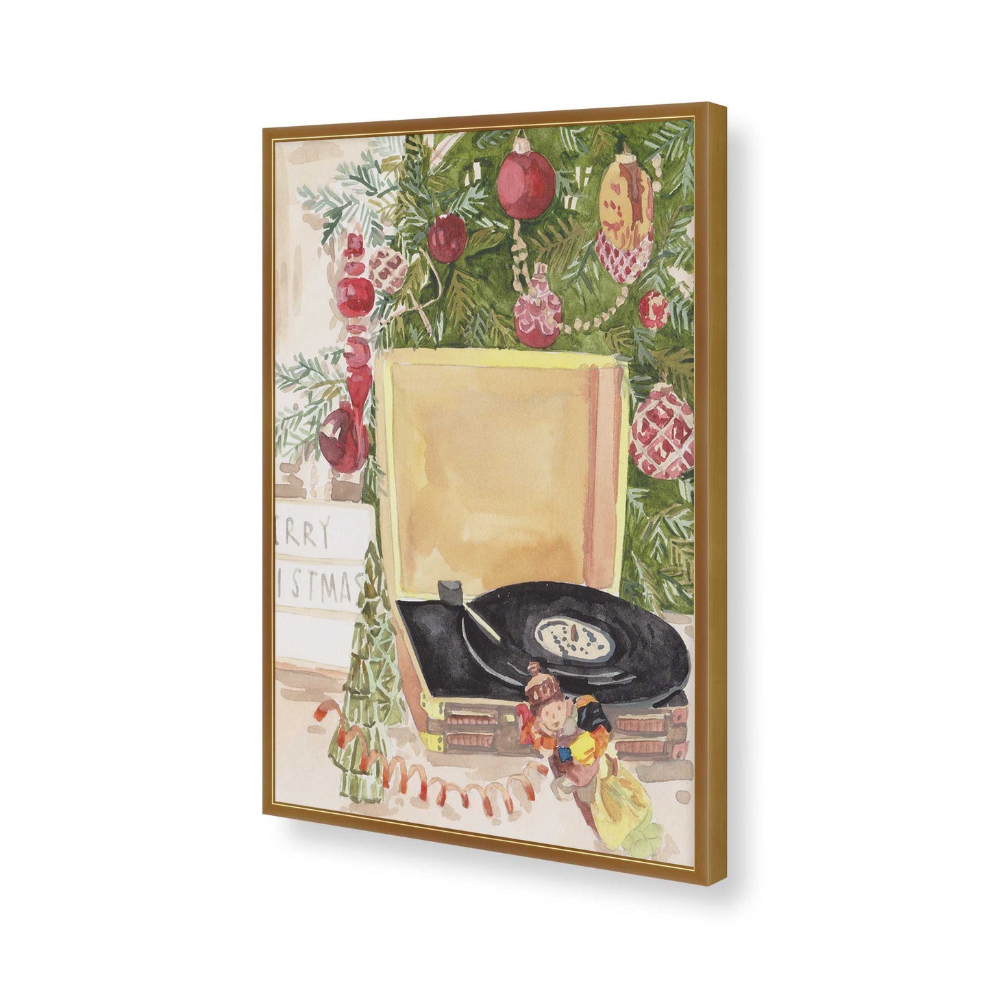 [Color:Polished Gold], Picture of art in a Polished Gold frame of the corner