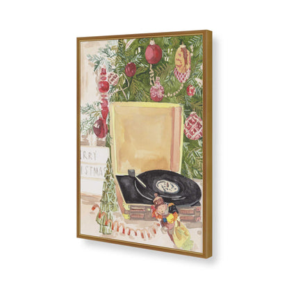 [Color:Polished Gold], Picture of art in a Polished Gold frame of the corner