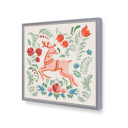 [Color:Polished Chrome], Picture of art in a Polished Chrome frame of the corner