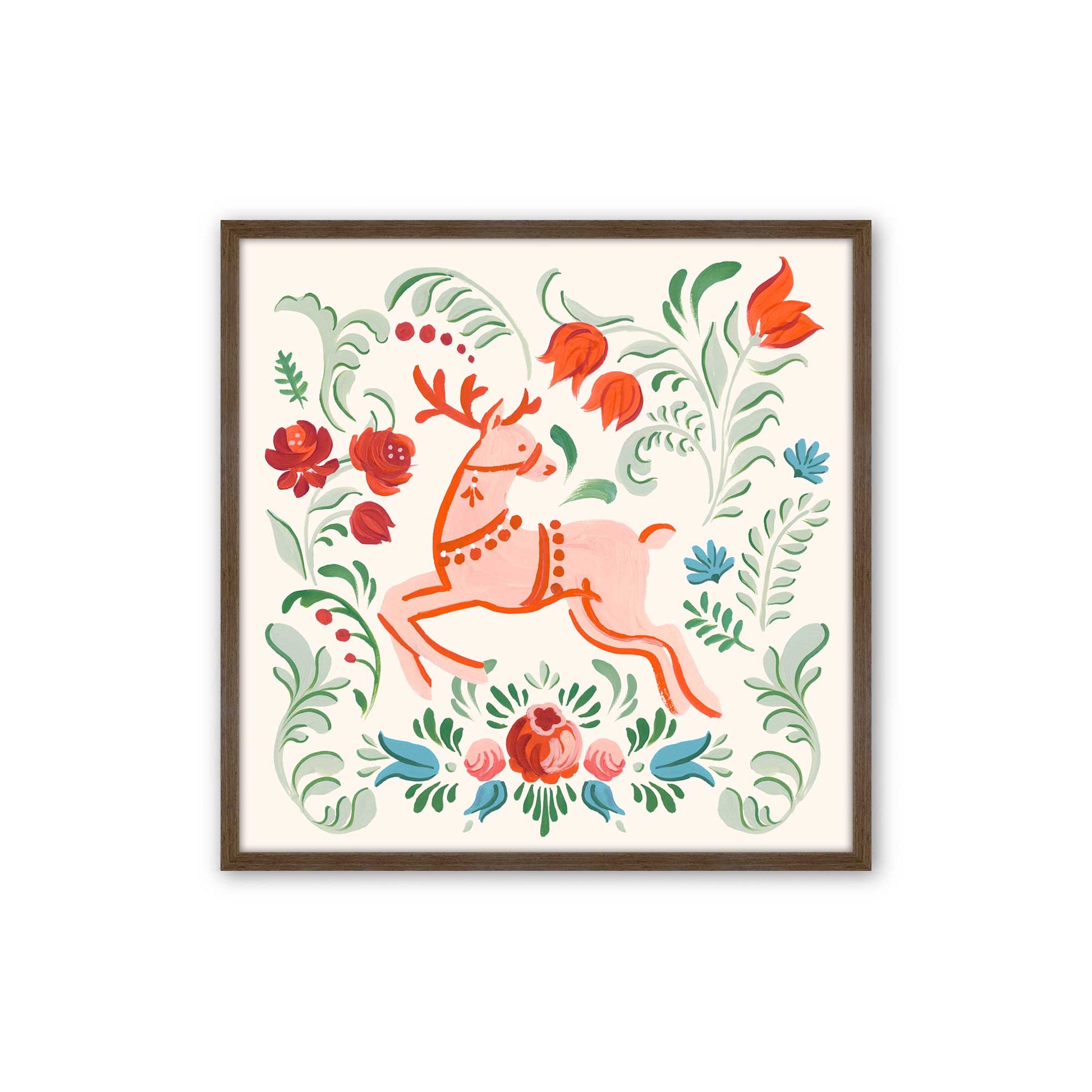 [Color:Walnut], Picture of art in a Walnut frame