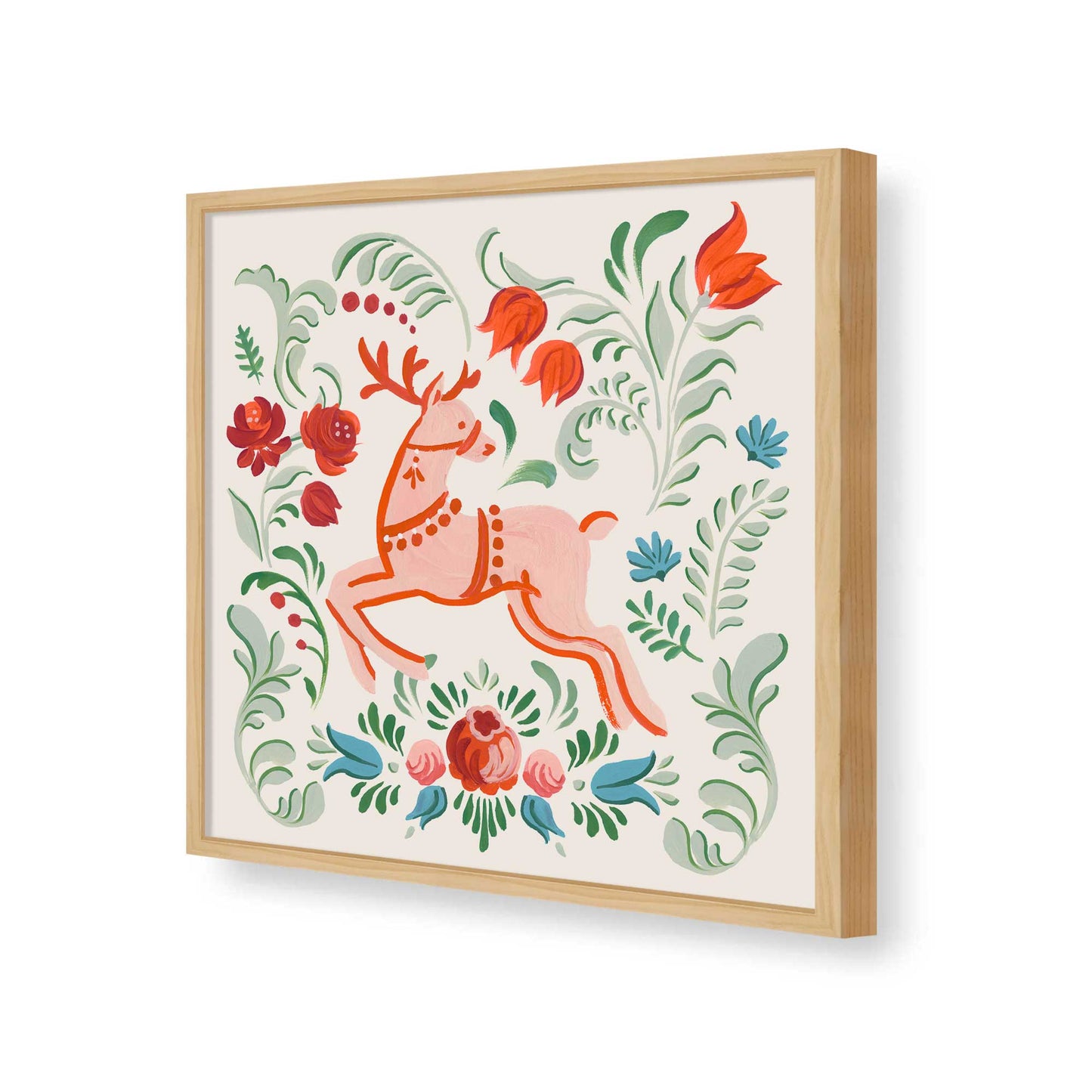 [Color:Espresso], Picture of art in a Espresso frame of the corner