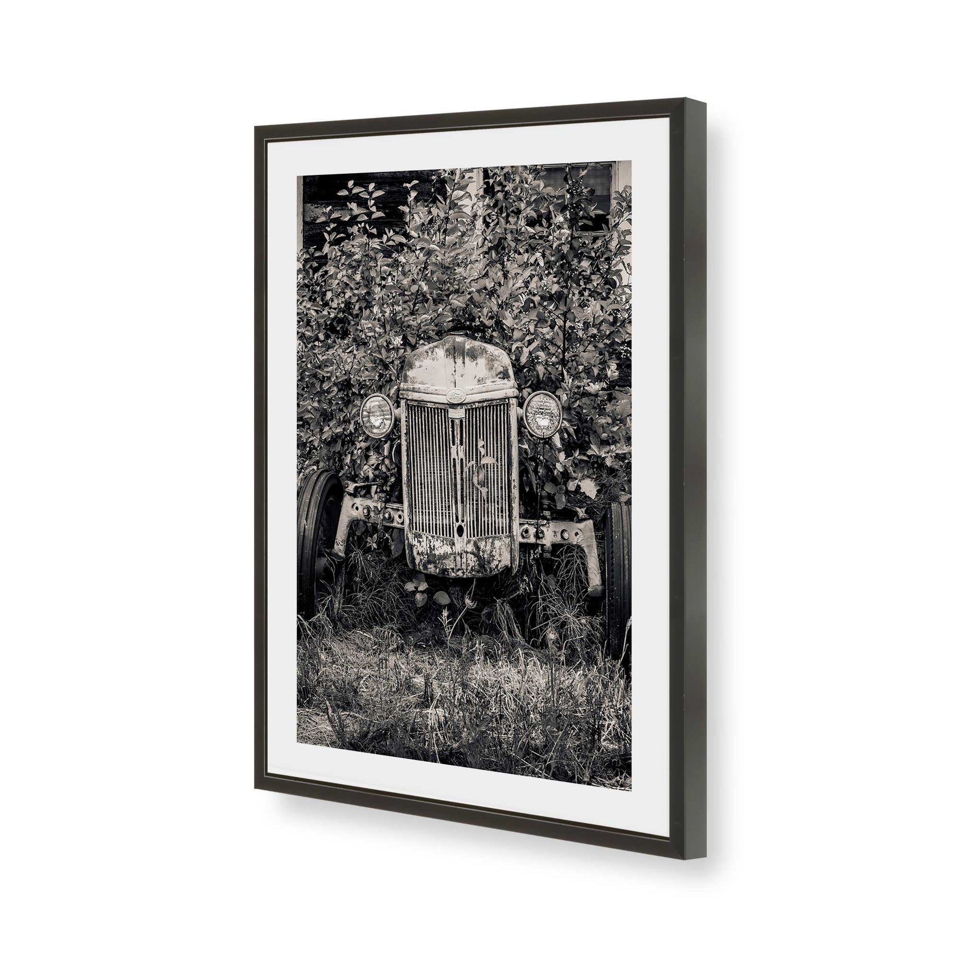 [Color:Satin Black], Picture of art in a Satin Black frame of the corner