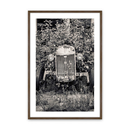 [Color:Walnut], Picture of art in a Walnut frame