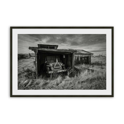 [Color:Satin Black], Picture of art in a Satin Black frame