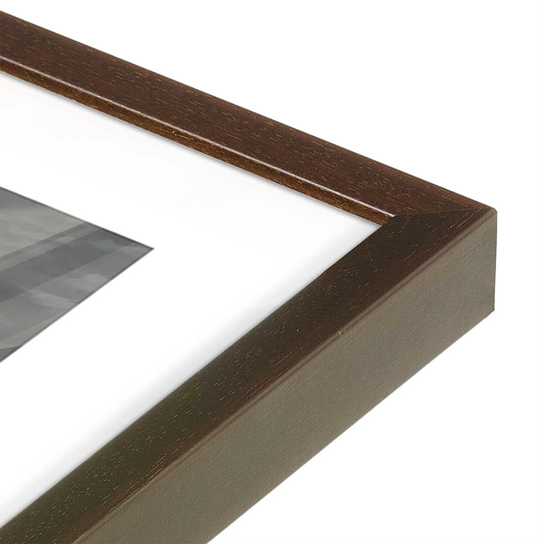 [Color:Belvinder Brown], Picture of art in a Belvinder Brown frame at an angle