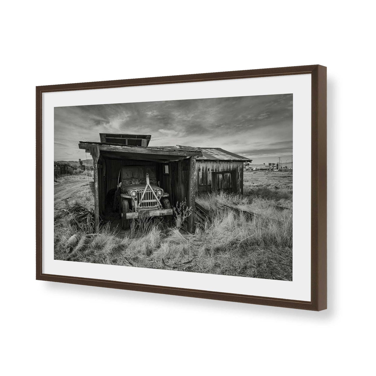 [Color:Belvinder Brown], Picture of art in a Belvinder Brown frame of the corner