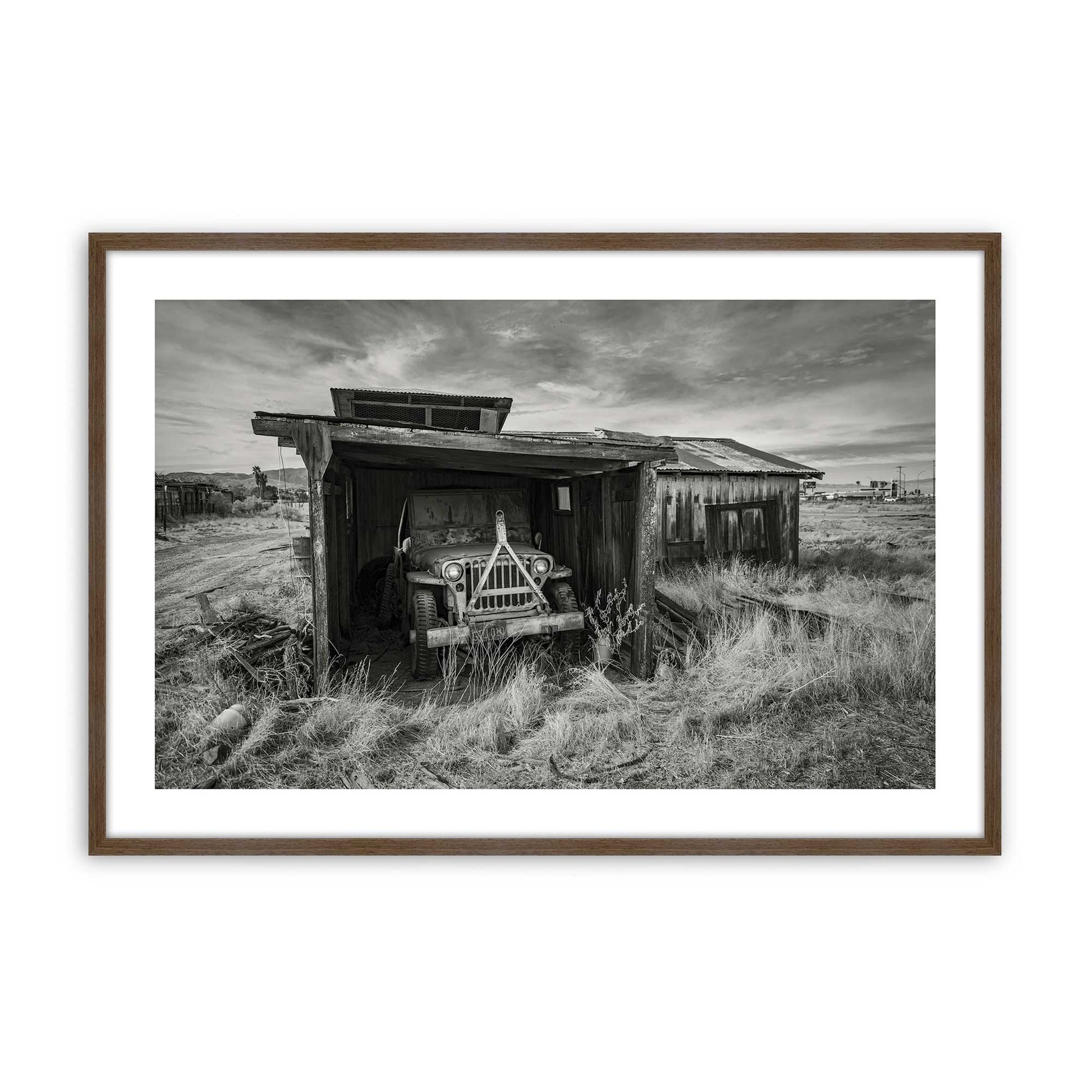 [Color:Walnut], Picture of art in a Walnut frame