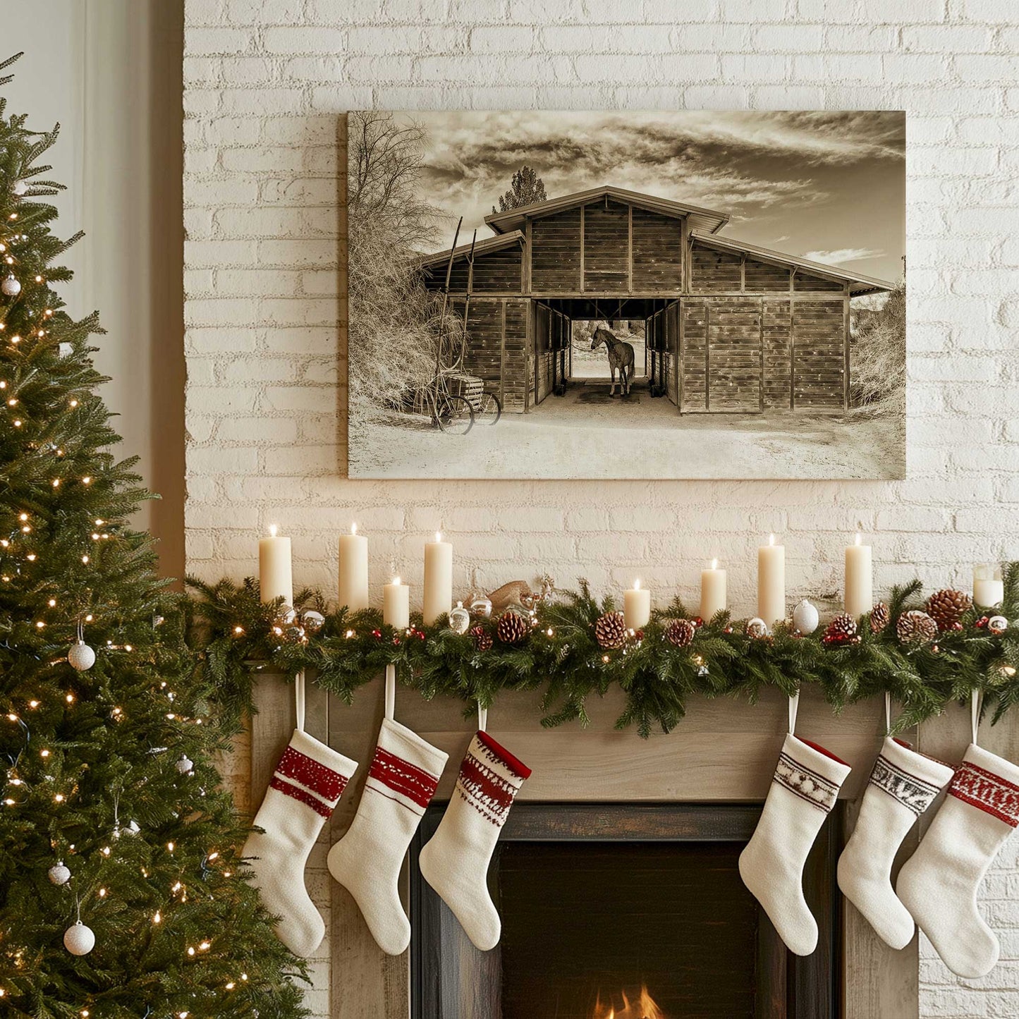 Picture of art in a room