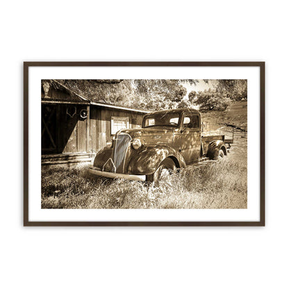 [Color:Belvinder Brown], Picture of art in a Belvinder Brown frame