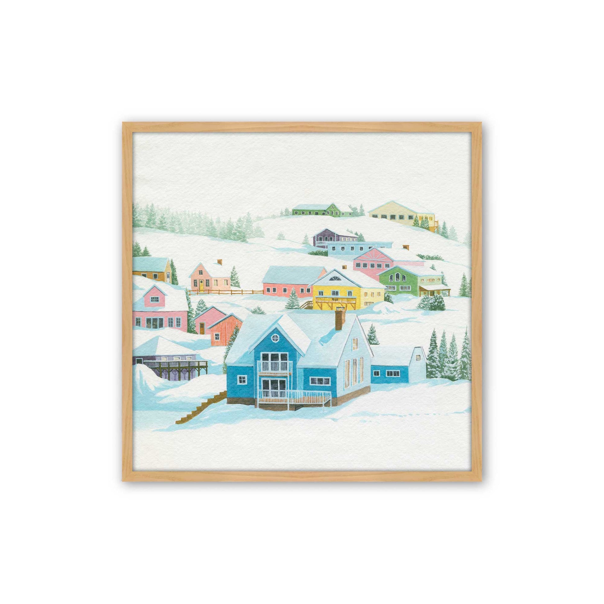 [Color:Espresso], Picture of art in a Espresso frame