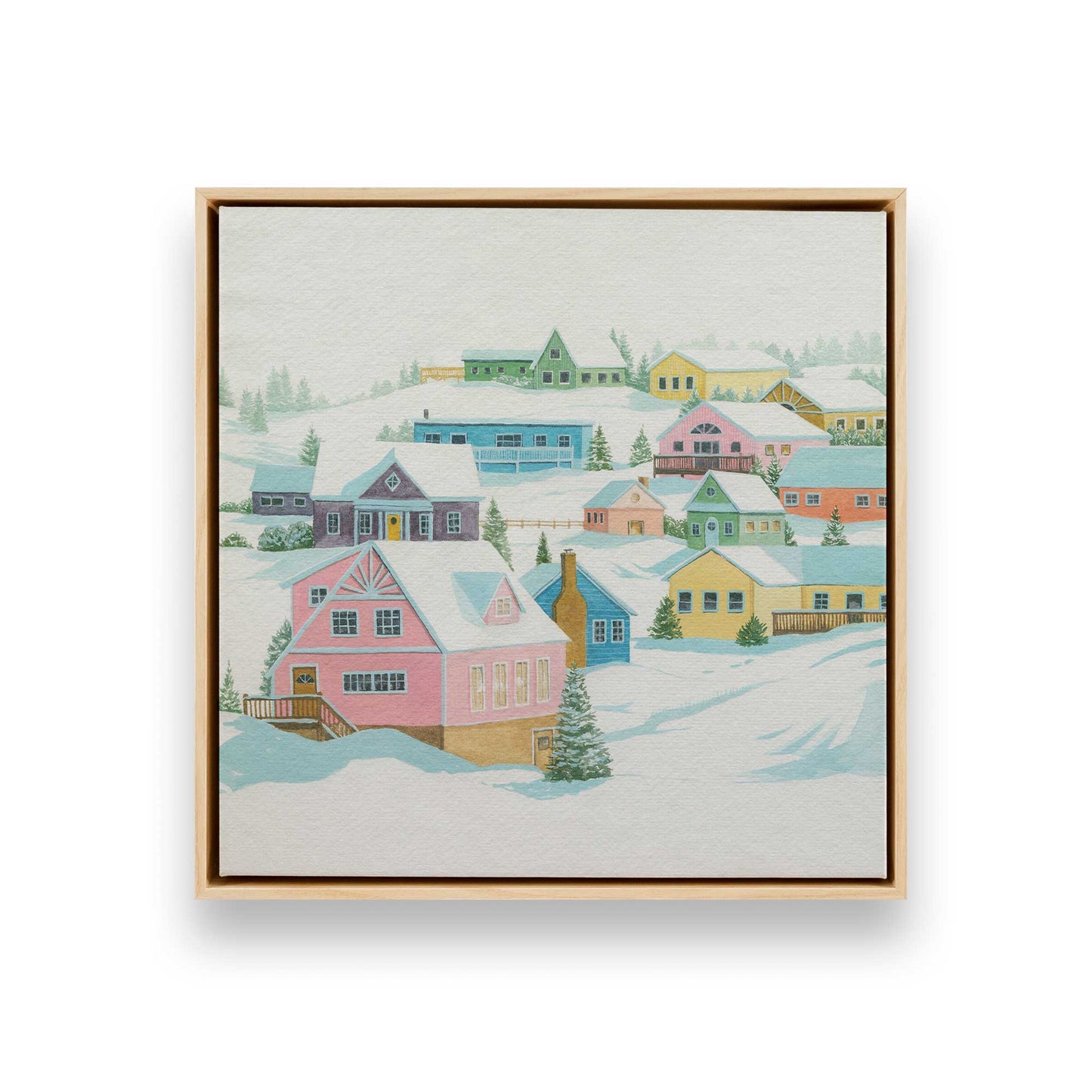 [Color:American Maple], Picture of art in a American Maple frame