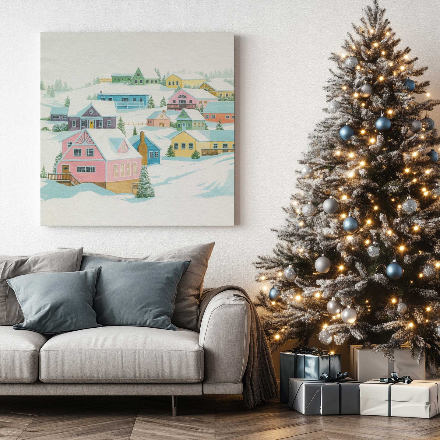 Picture of art in a room