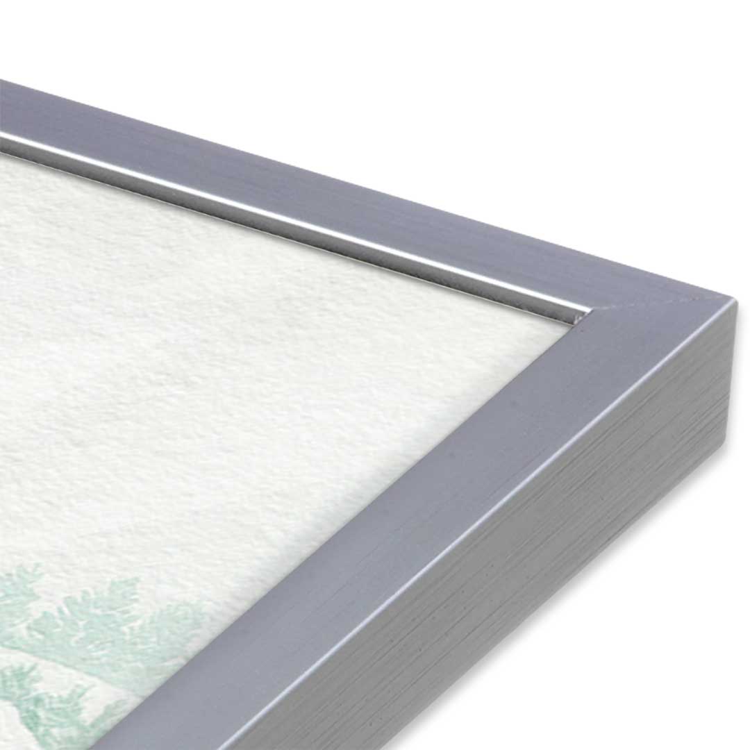 [Color:Polished Chrome], Picture of art in a Polished Chrome frame at an angle