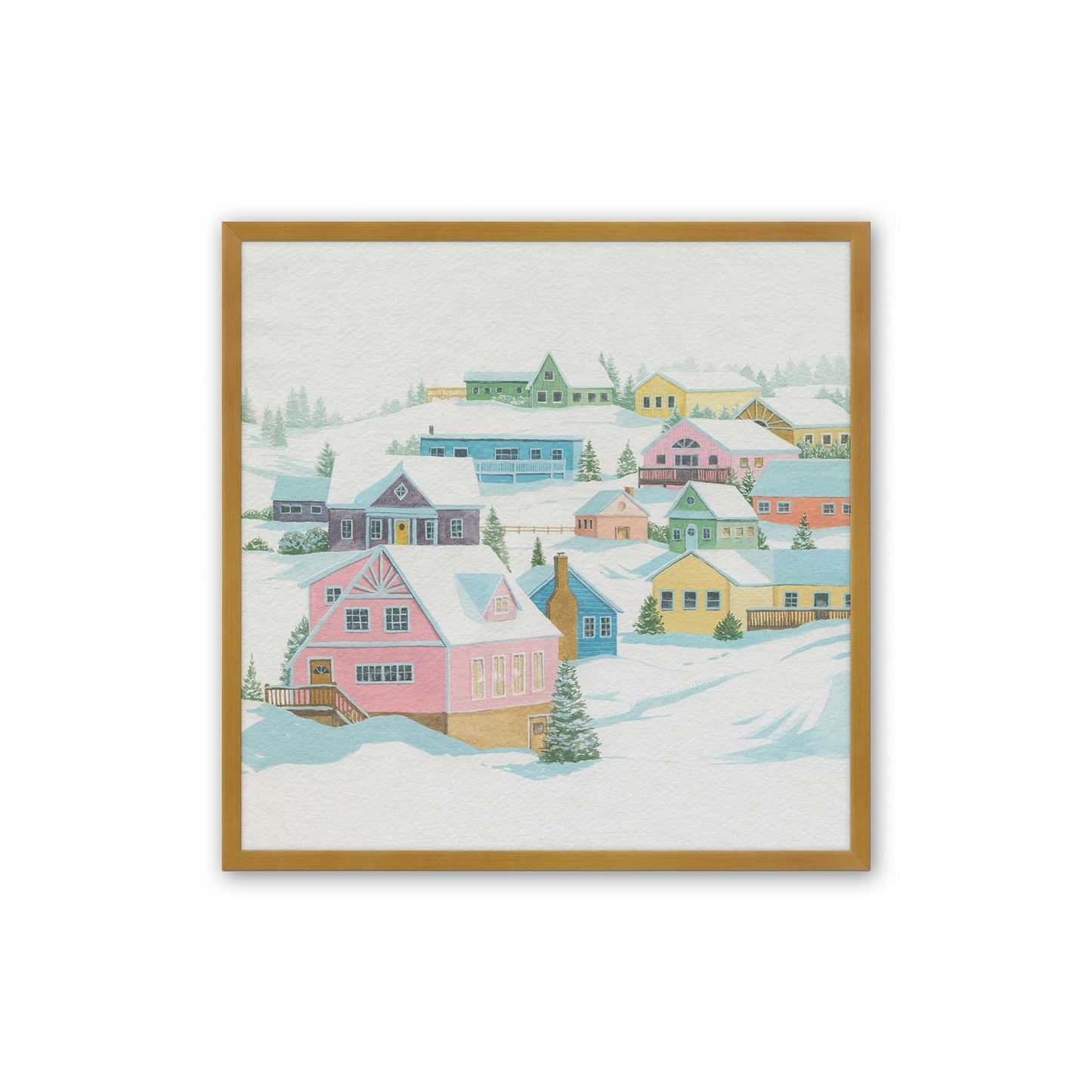 [Color:Polished Gold], Picture of art in a Polished Gold frame